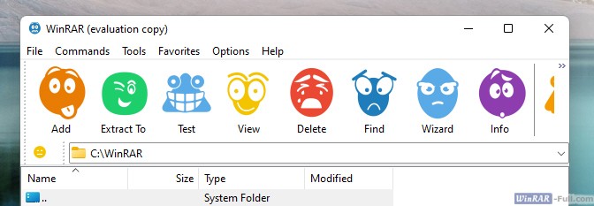 WinRAR Emoticons theme