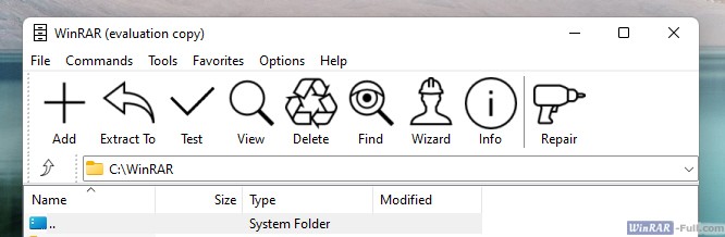WinRAR iOS7 Line theme