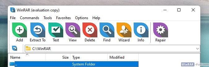 WinRAR Leaf Shadow theme
