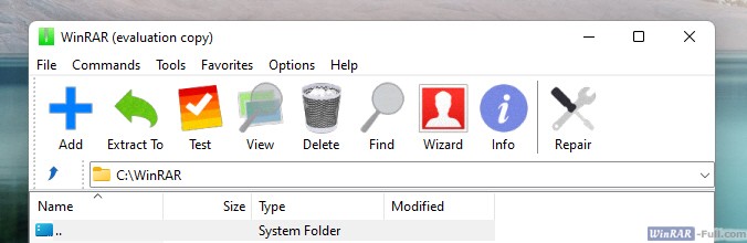 WinRAR OS X Flat theme